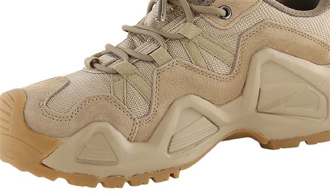 徒步登山沙漠khaki男式靴战术靴户外运动低帮鞋泥色鞋卡其色靴