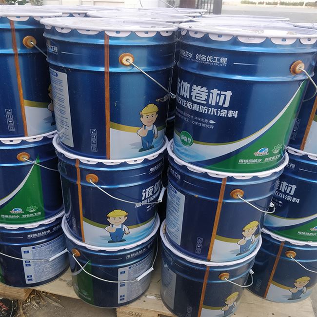平房裂缝涂料液体卷材js复合防水补漏外墙房顶屋顶桶装止水防漏胶