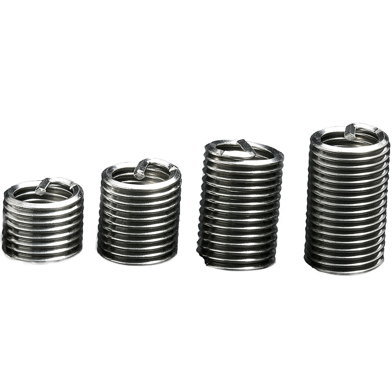 304不锈钢细牙螺纹套幼牙钢丝螺套螺纹保护套钢套牙套m16m18m20