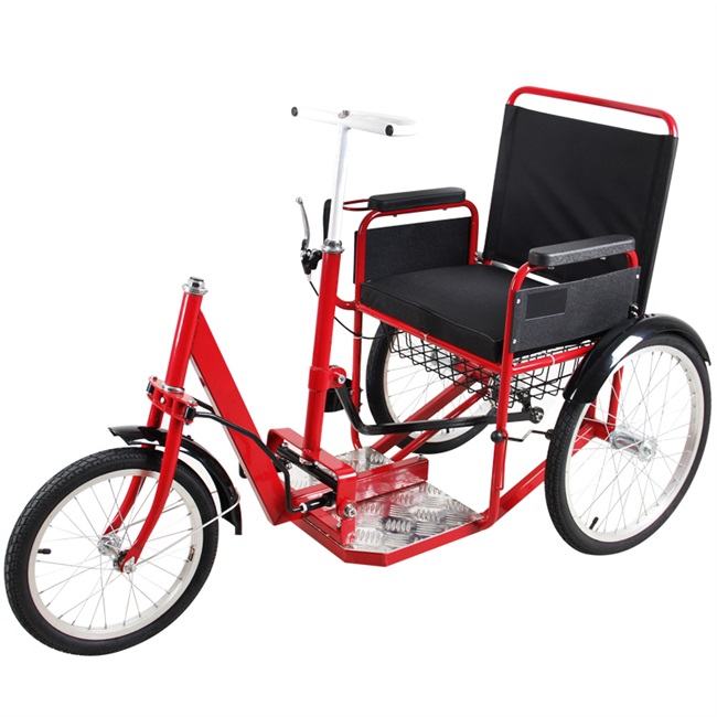 手摇三轮车老年代步车残疾人图片