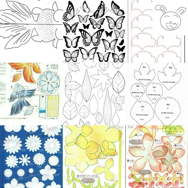 特价热缩片切片_热缩片纸透明热缩片图案古风花型图纸仿玉预切片图案