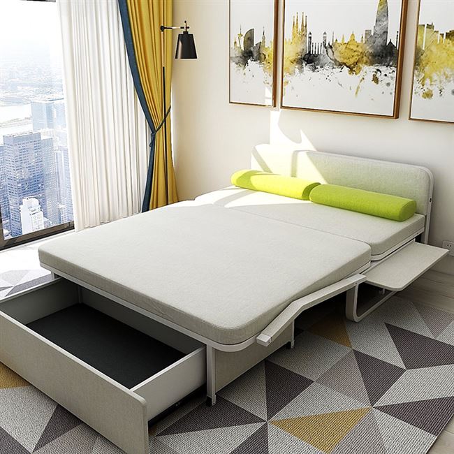 智能电动沙发床 全自动折叠 双人多功能储物小户型 1.21.51.8米