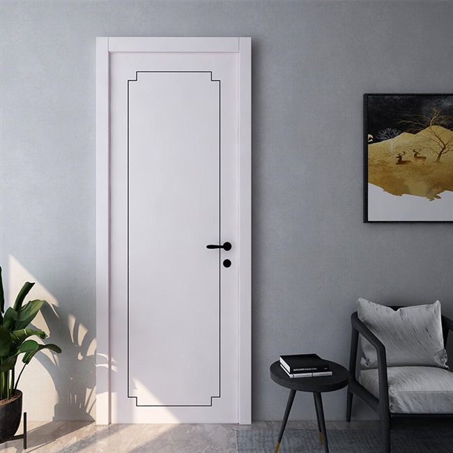 橡木实木门室内白色防腐环保烤漆门房间卧室门欧美式房定制已售