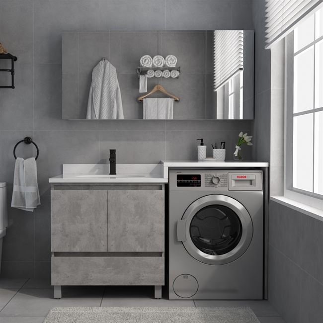 卫生间洗漱洗脸面盆洗手洗衣机伴侣柜阳台台浴室柜一体柜组合滚筒