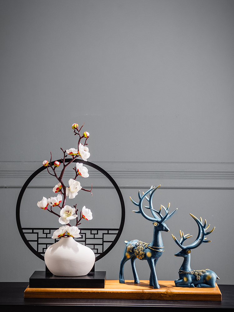 创意中式复古摆件中国风个性装饰品客厅电视柜80怀旧摆设老物件