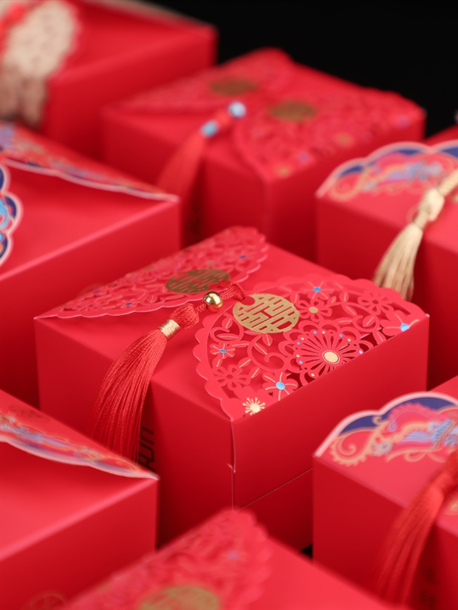装喜糖的盒子结婚图片