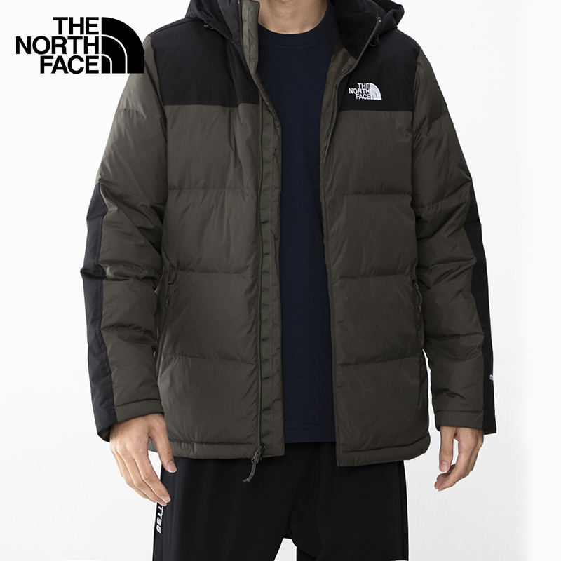 thenorthface北面羽绒服男秋冬款户外透气防泼水鹅绒连帽外套4u82