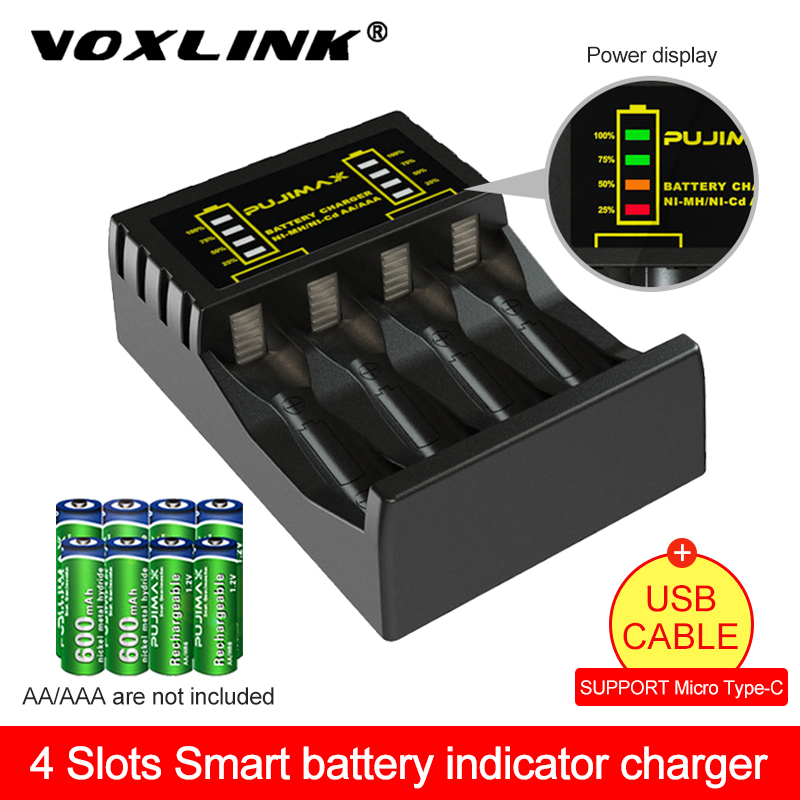 VOXLINK 4 slot Battery Charger for AAA/AA Rechargeable在類目 3C數碼配件, 手機配件, 手機飾品, 手機掛件/手機鏈中 - 來自Buy2taobao.com提供專業的淘寶代購服務