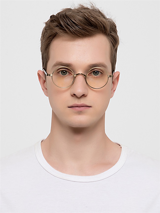 小圆框约翰列侬眼镜镜框男小脸高度近视纯钛超轻眼睛框镜架女文青