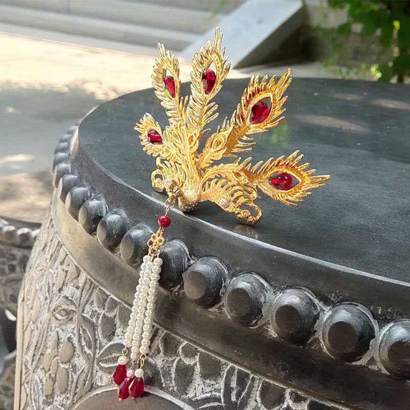 凤兮凤冠汉服发古装凤凰头冠明制发饰古典头饰发饰