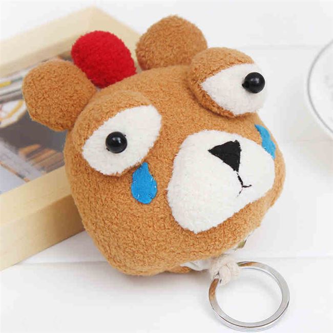 手缝制作创意钥匙包钥匙扣狗大厨玩偶布偶布艺手工娃娃diy材料包