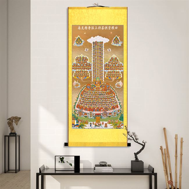 佛全神图神像画挂画图片