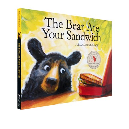 英文原版 The Bear Ate Your Sandwich 熊吃了你的三明治 精装绘本 儿童推理绘本故事图画书 Julia Sarcone-Roach