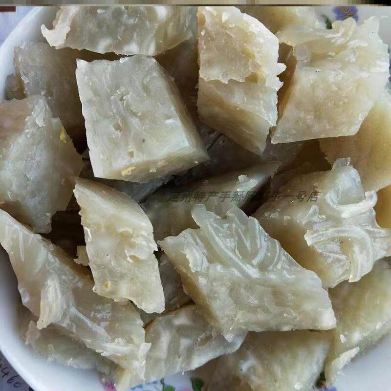 定州特产素焖子(夹菜)红薯粉条和红薯淀粉格拉粉手工制作真空包邮