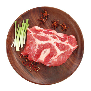 东北民猪黑猪梅花肉新鲜黑猪肉雪花肉叉烧食材 梅头肉250g