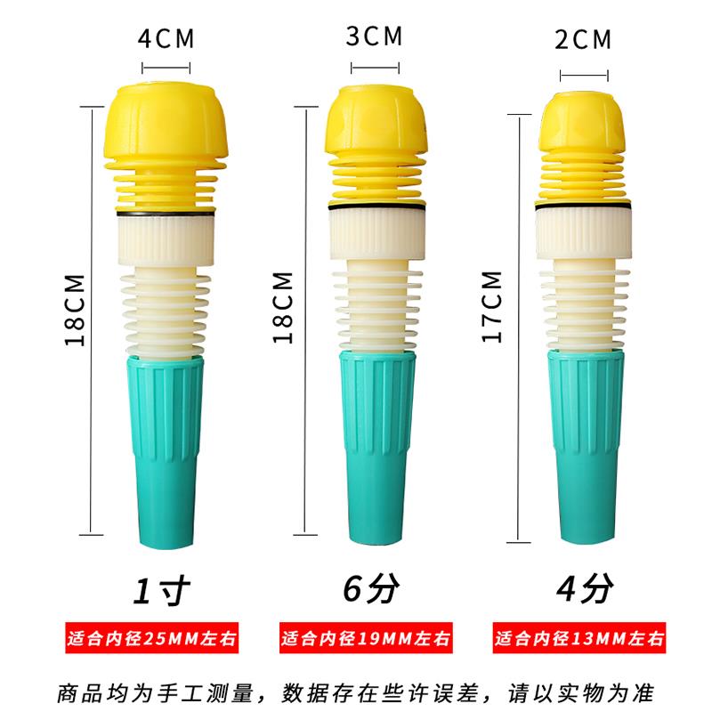 新品园林浇花喷头园艺浇水4分6分1寸农用浇菜水管洒水喷水器花洒