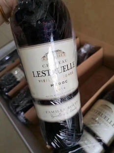 李里斯特城堡干红葡萄酒赤霞珠AOP葡萄酒法国原装进口6支