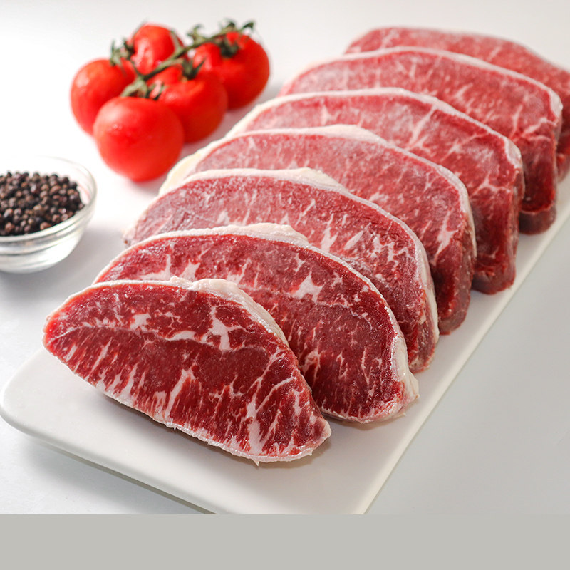 加拿大安格斯aaa级m3板腱1000g谷饲雪花牛肉原切牛排无添加季鲜生