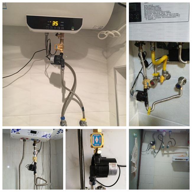 zi家用安全增压泵全自动静音耐高温太阳能燃气电热水器自来水管道