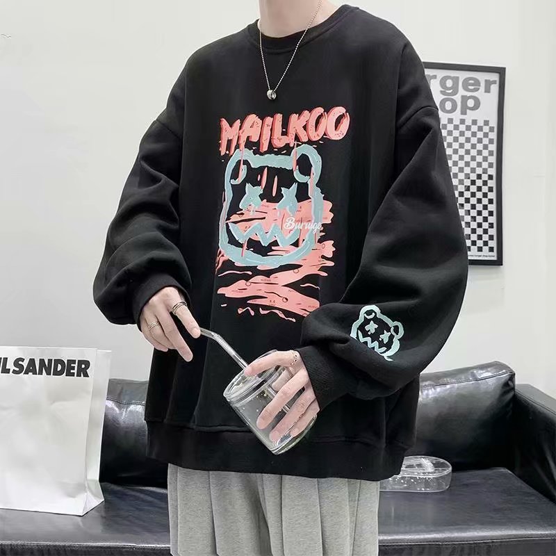 潮牌宽松潮流百搭ins春秋款卫衣