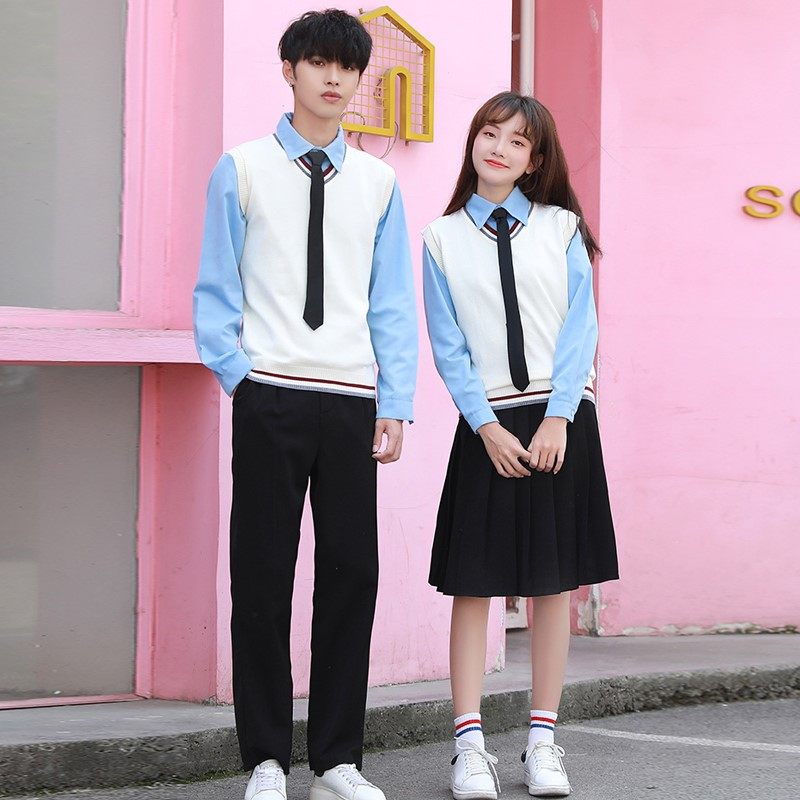 学院风班服韩版秋季初高三中生合唱演出服套装校园毕业季学生校服