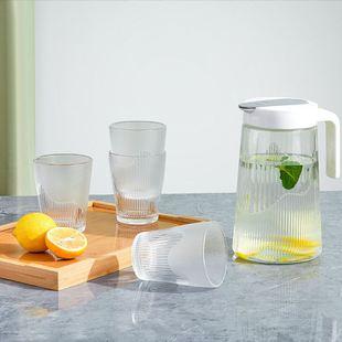 家用玻璃冷水壶大容量加厚泡茶壶果茶壶客厅凉水壶水杯水具套装