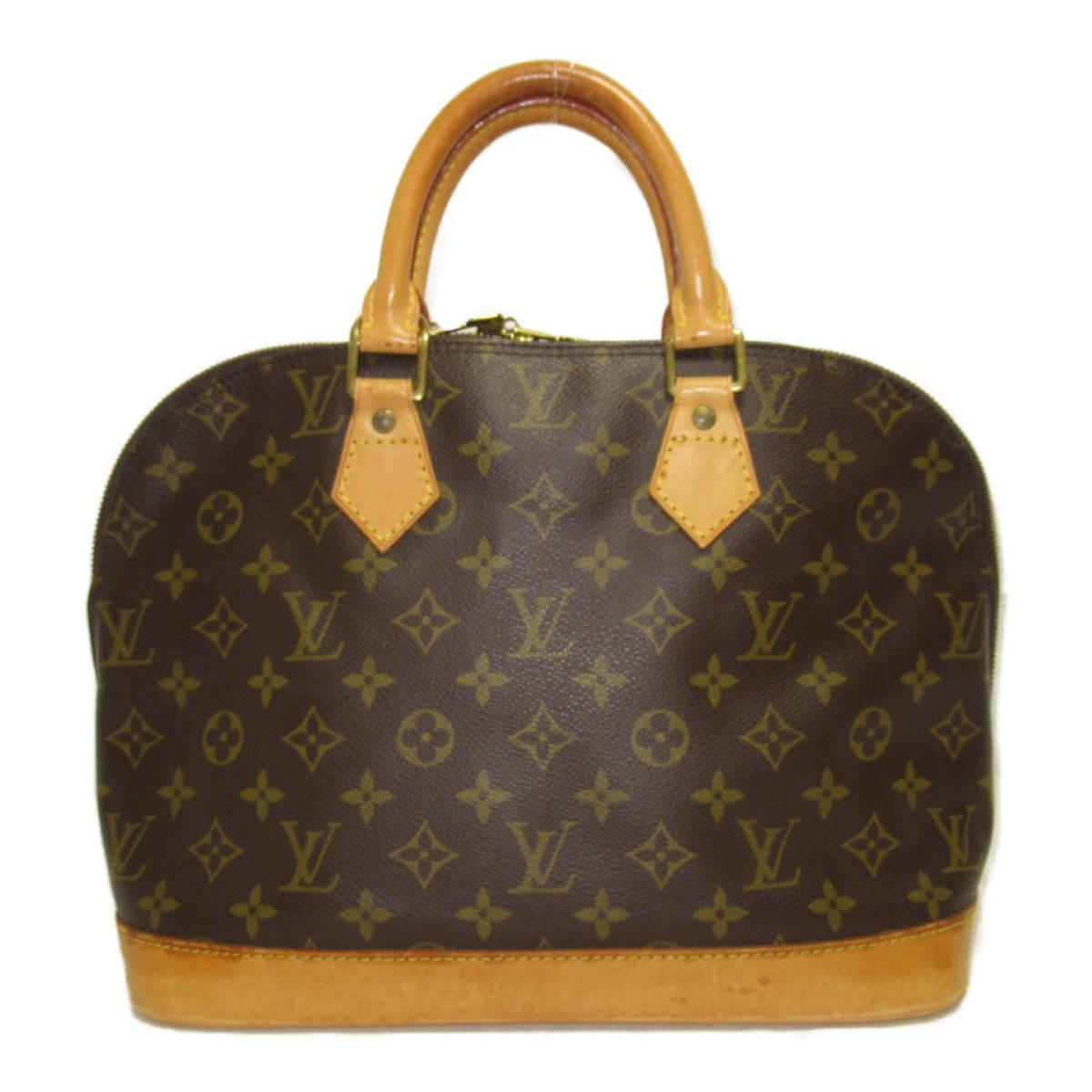 中古lv路易威登b90新alma老花手提包贝壳包m51130brandoff