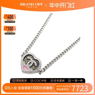 中古CHANEL香奈儿A级95新Choker CC mark项链