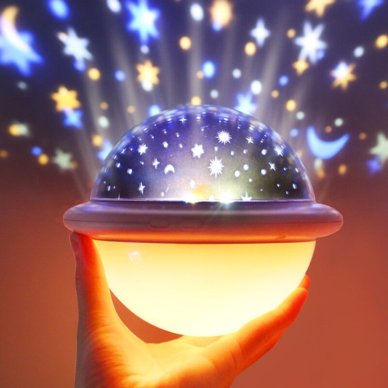 星空投影仪小夜灯儿童卧室满天星光房间氛围星星梦幻浪漫旋转高档