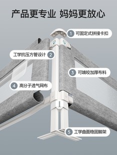 围栏地上两用一边榻榻米护面拼接加高床免打孔欧式垫无单婴儿内嵌