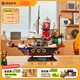【618抢购】拼奇大力水手积木玩具蒸汽寻宝船模型大型送礼摆件