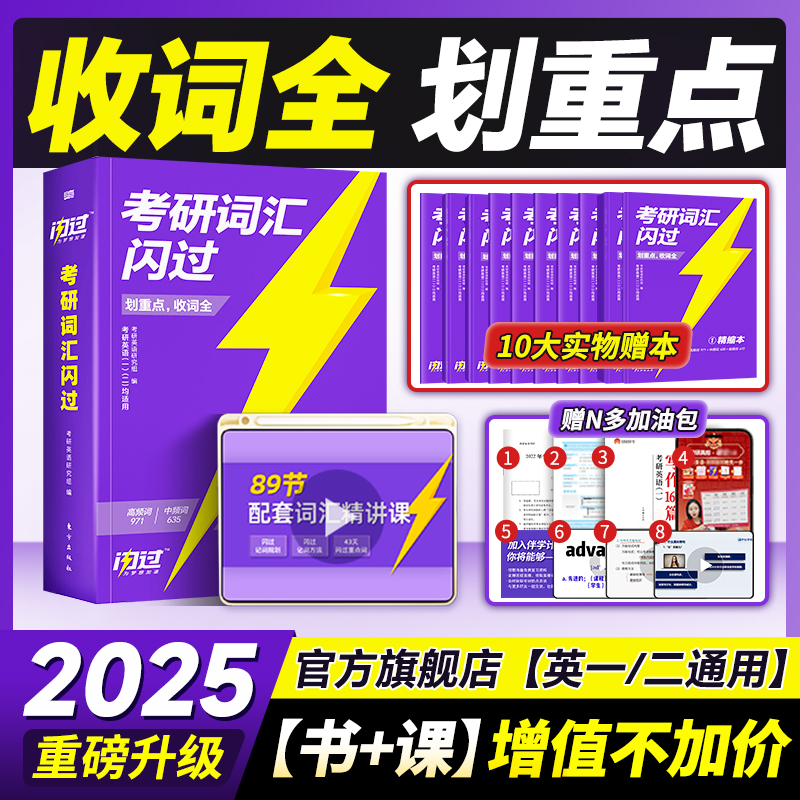 送155节配套视频课】考研词汇闪过2025考研英语一二词汇书单词本大纲5500默写本长难句高频词乱序版2024考研真相历年真题超红宝石