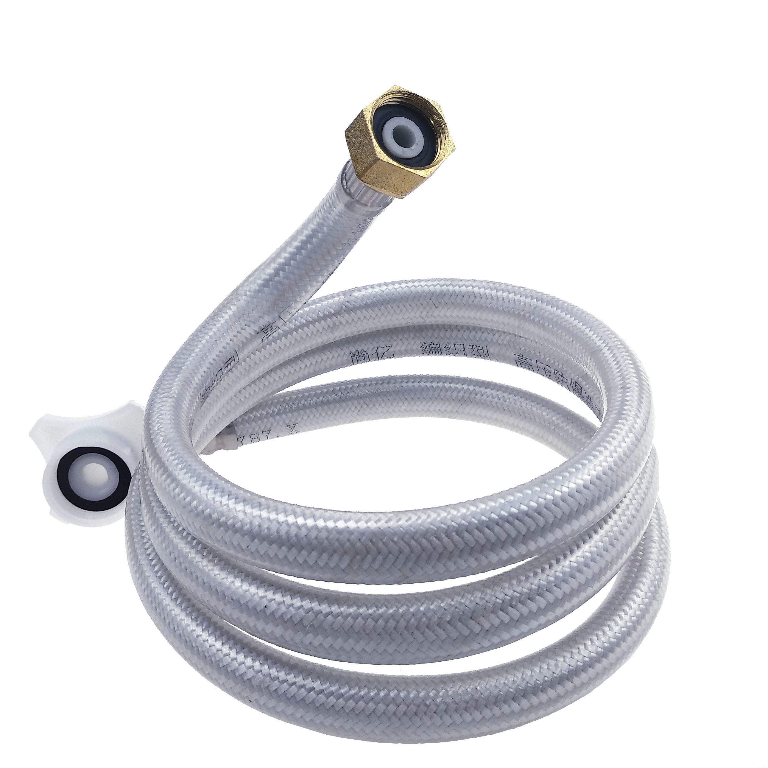 全自动洗衣机进水管上水连接加长管延长通用4分螺口专利编织6分头