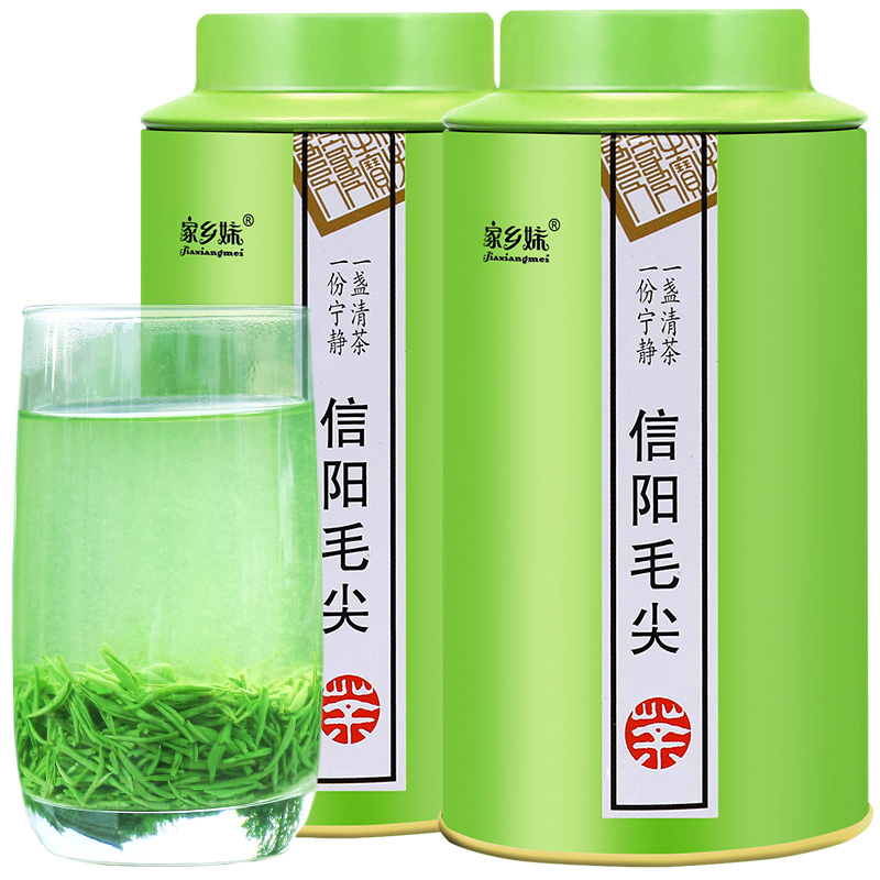 新品家乡妹春茶 新茶信阳毛尖茶叶绿茶雨前嫩芽浓香型手工