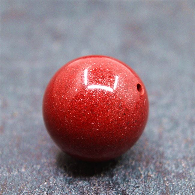 正品含量高天然朱砂散珠图片