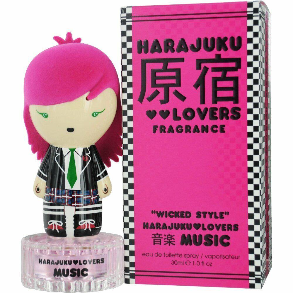 harajuku lovers原宿超酷musi音乐娃娃试用体验试管q版小样香水