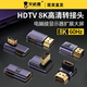 HDMI2.1转接头U型弯头180度HDIM公母转换电脑外接便携屏显示器屏幕8K高清延长连接线HIMD接口公对母HDMl母口