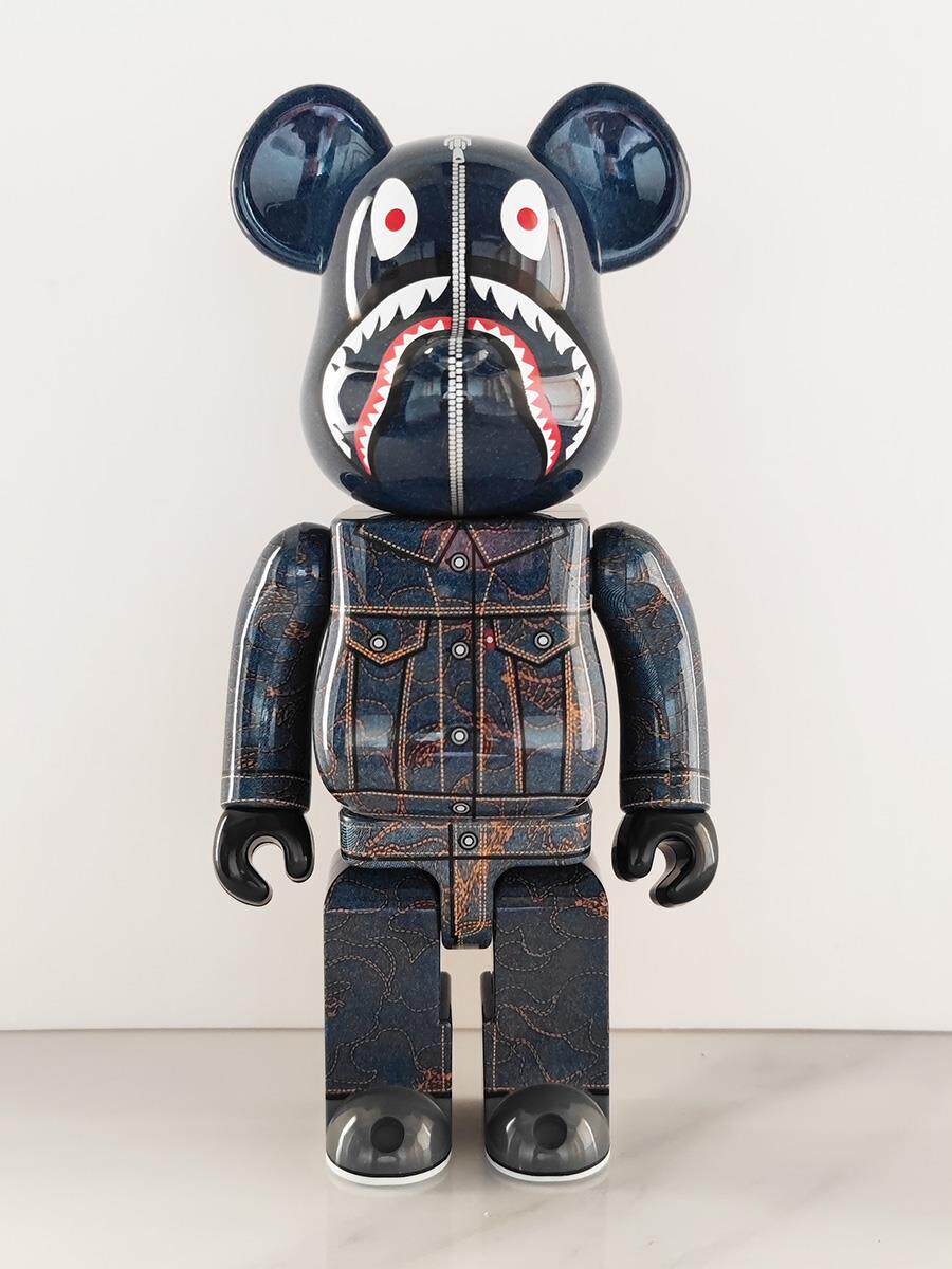 暴力熊客厅摆件电镀积木熊空山基bearbrick梵高盲盒潮玩千秋礼物