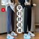 孕妇裤子2025新款春夏款外穿托腹不勒肚子小个子长裤运动夏季卫裤