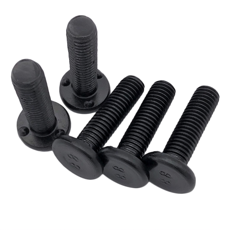 8级三点焊接螺丝q198汽标螺柱电焊螺栓承面凸焊点焊m5m6m8m10