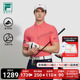 FILA GOLF斐乐男子针织短袖POLO衫2024夏新款高尔夫运动防晒上衣