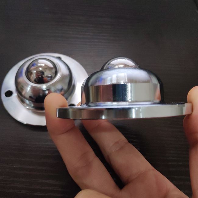 rw重型万向球ia-25圆法兰3孔牛眼滚珠轴承ws-01输送球牛眼轮滚珠