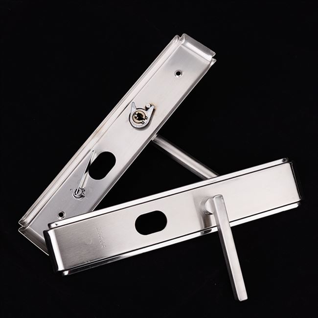 rw304不锈钢防盗门锁家用通用型把手入户门锁进户大门拉手面板配