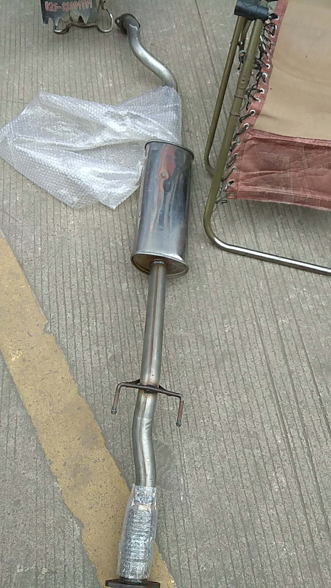 原厂适配东风风神a601.5中间排气管消音器消声器全钢专业厂其它配件