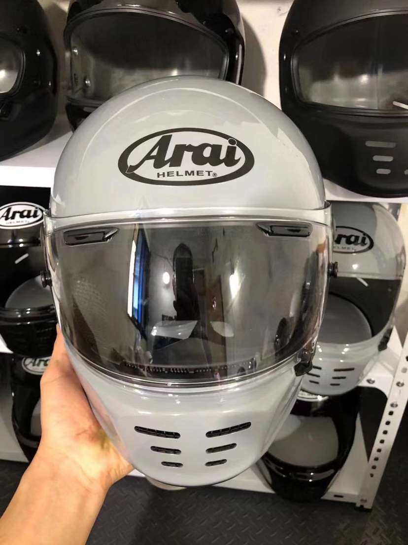 正品araineo头盔复古摩托车哈雷巡航自由攀爬机车骑行全盔男四季