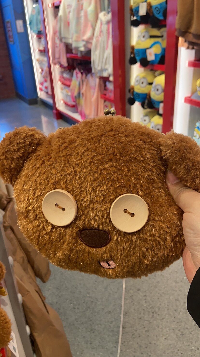 现货戚薇明星同款北京环球影城代购tim小熊包小黄人斜挎包单肩包