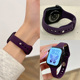 适用苹果S10手表iwatch10表带applewatch9小蛮腰硅胶新款创意腕带S8运动S7可爱夏天女生SE智能7高级感替换带