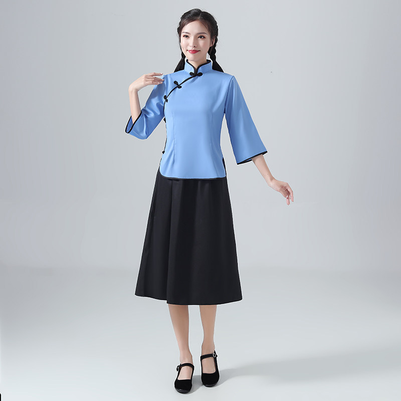 一折民国风女装学生装演出服装