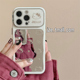 镜面波点哈喽kt猫可爱卡通适用苹果15手机壳iPhone16ProMax新款15pro防摔13简约女款12带镜头膜14pro全包硬壳