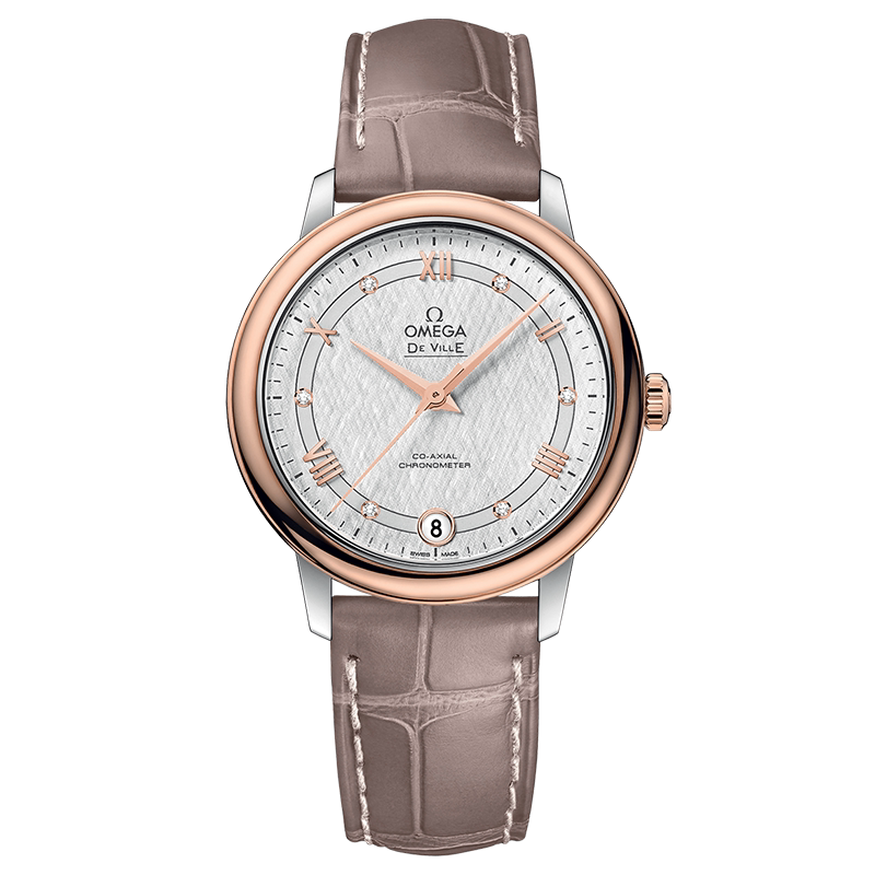 omega欧米茄手表碟飞系列时尚机械表皮带女表42423332052002瑞士腕表